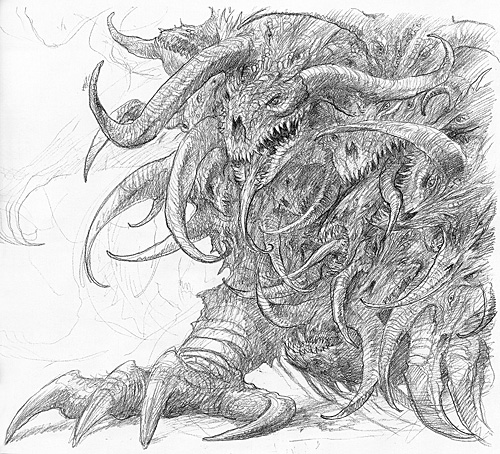 Dragon of Chaos (Sketch)